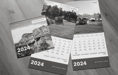 Kalender 2024 Projekt Drucksachen Bildmontage, Rendering