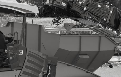 Großfräse Detail Bunkeraufsatz CGI Rendering