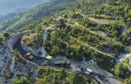 Straßenbau Fertiger Walze Fräse CGI