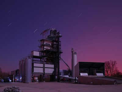 Industriefotografie Nachtaufnahme Unternehmensfotografie