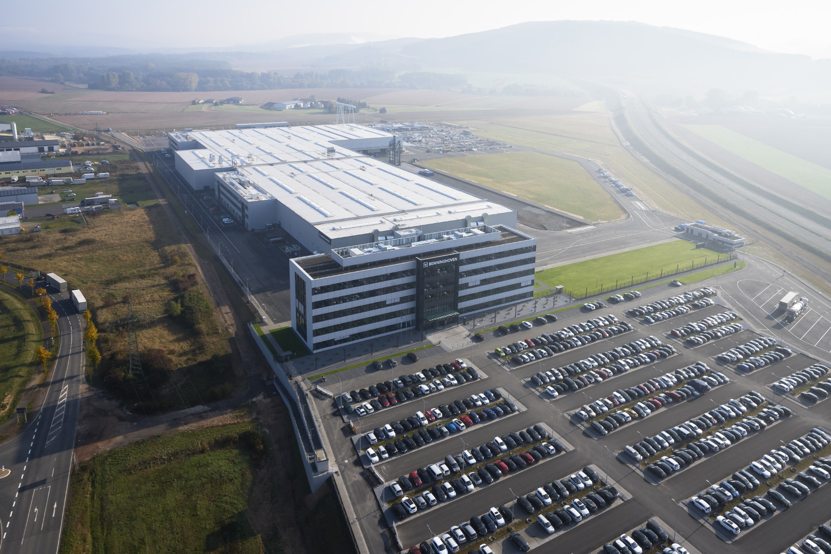 Unternehmensfotografie Luftbild Luftaufnahme von Benninghoven
