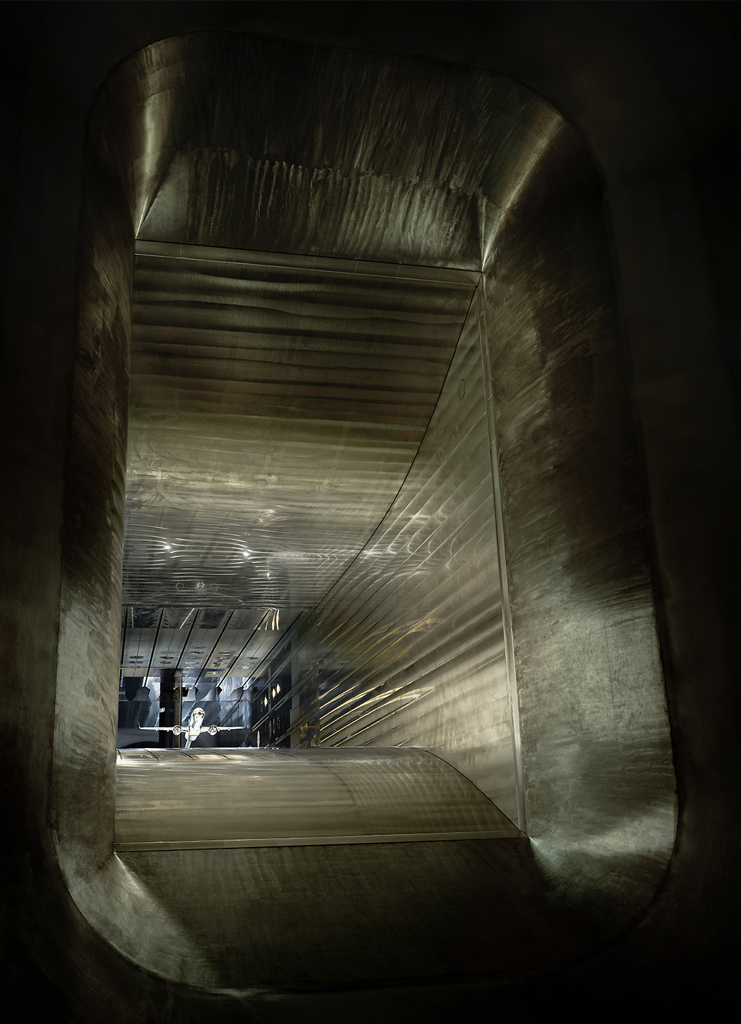 European Transonic Windtunnel Industriefotografie, Entfesseltes Licht