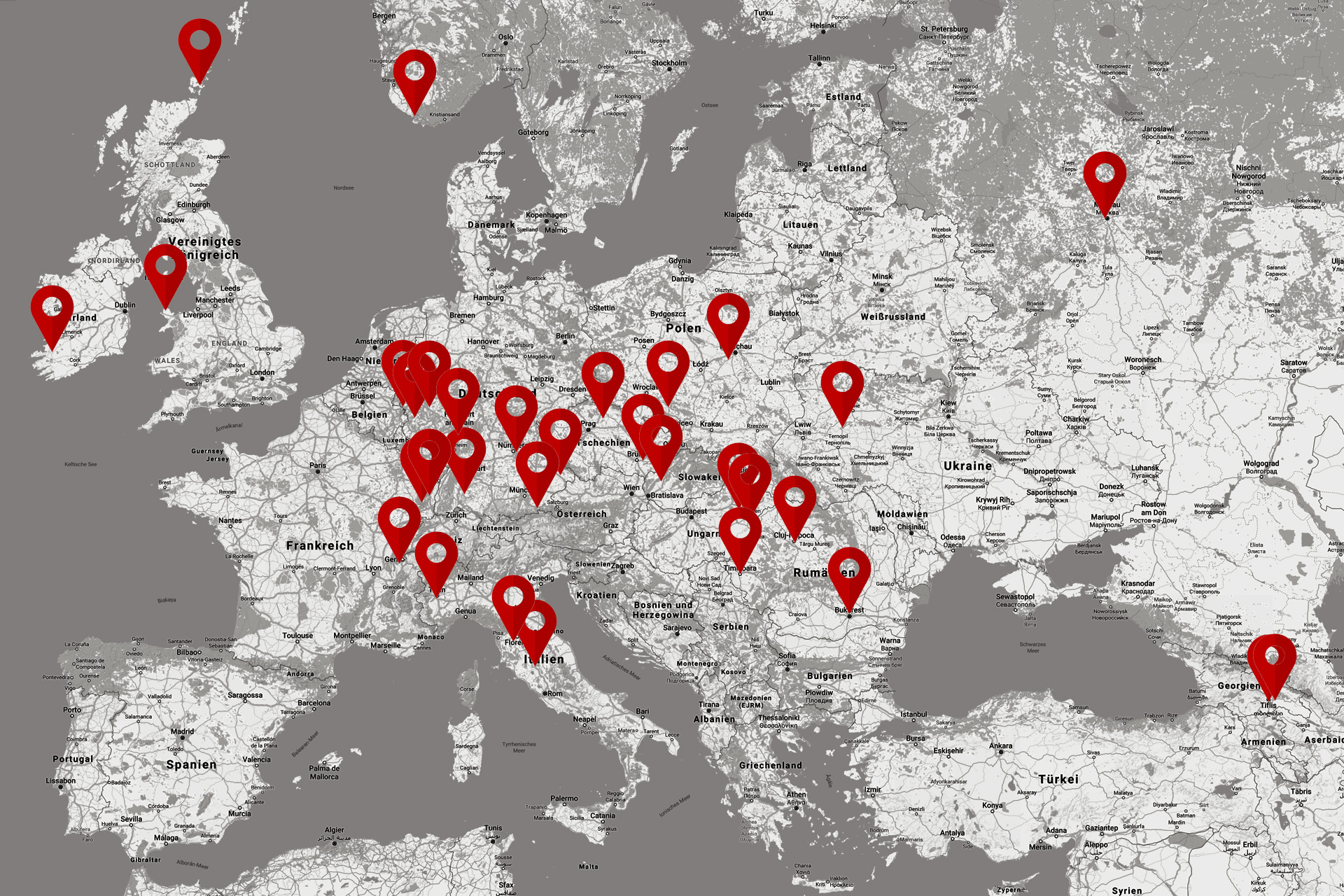 Map unserer Ziele, Industriefilm europaweit